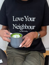 Load image into Gallery viewer, Love Your Neighbour 2.0 Tee - Black