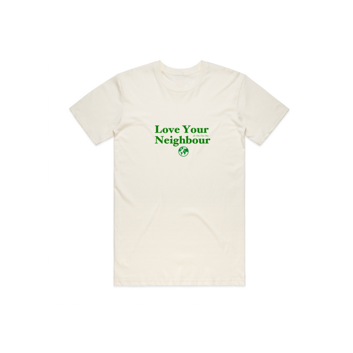Love Your Neighbour T-shirt - Nude